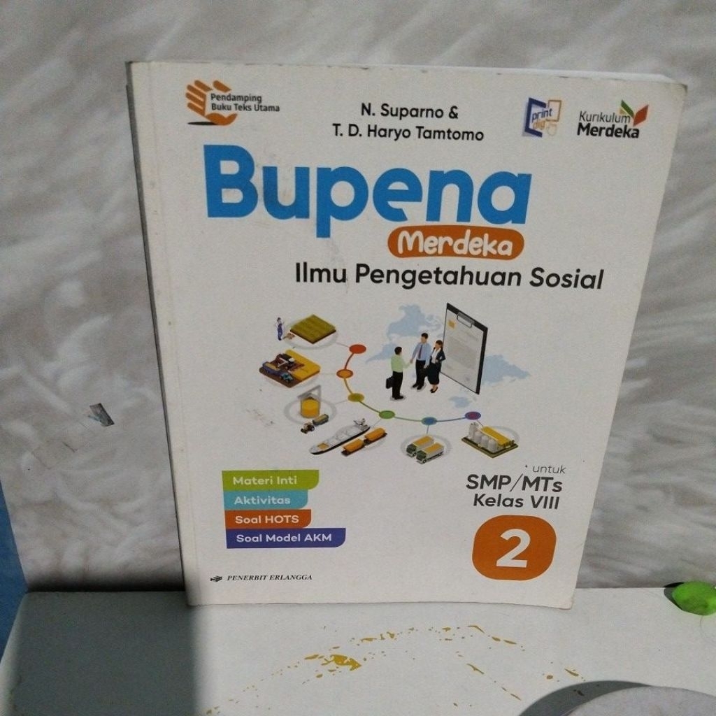 bupena merdeka IPS ilmu pengetahuan sosial SMP MTS kelas 8