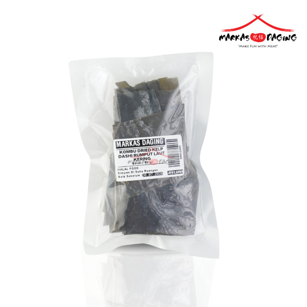 

Kombu Dried Kelp Dashi II Rumput Laut Kering 50gr - Markasdaging
