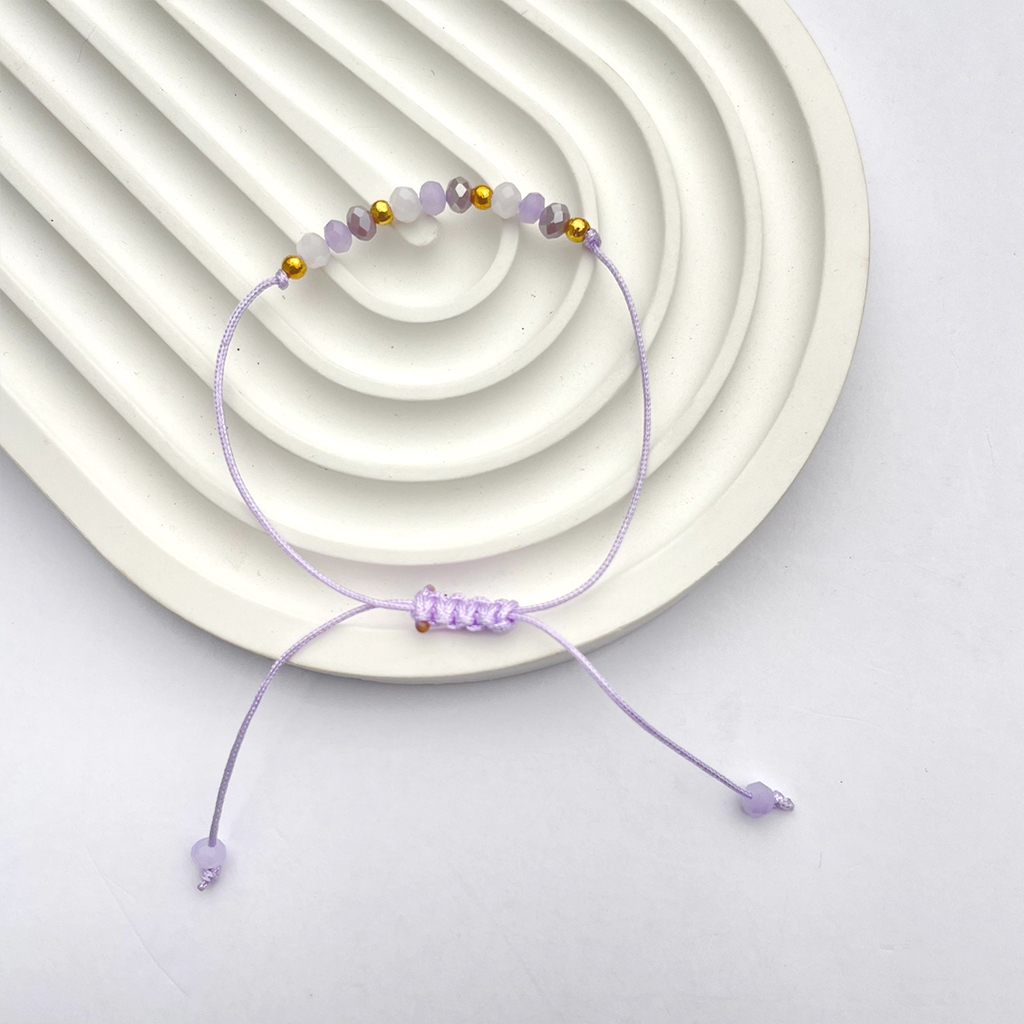 Meera Bracelet || Gelang Tali || Gelang Rajut || Gelang Crystal Gelang-Gelang Tali-Gelang Macrame