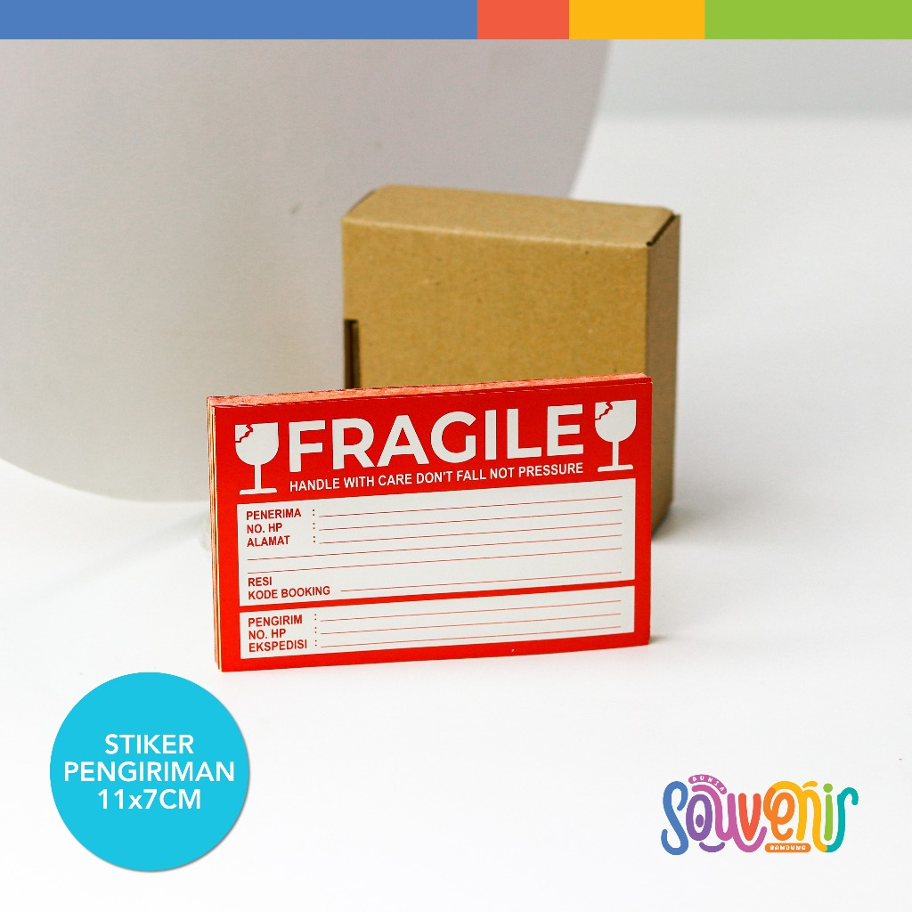 

Stiker Pengiriman Olshop | Stiker Label Pengiriman | Stiker Fragile Murah | Chromo Ukuran 11x7CM