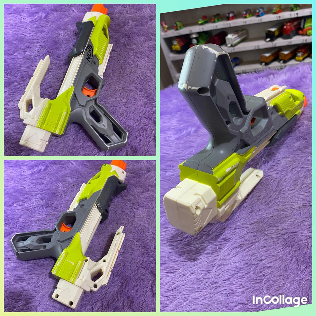 NERF N-Strike Modulus Ionfire Blaster Original Hasbro | Free 3 pcs Peluru | Rendi Toys