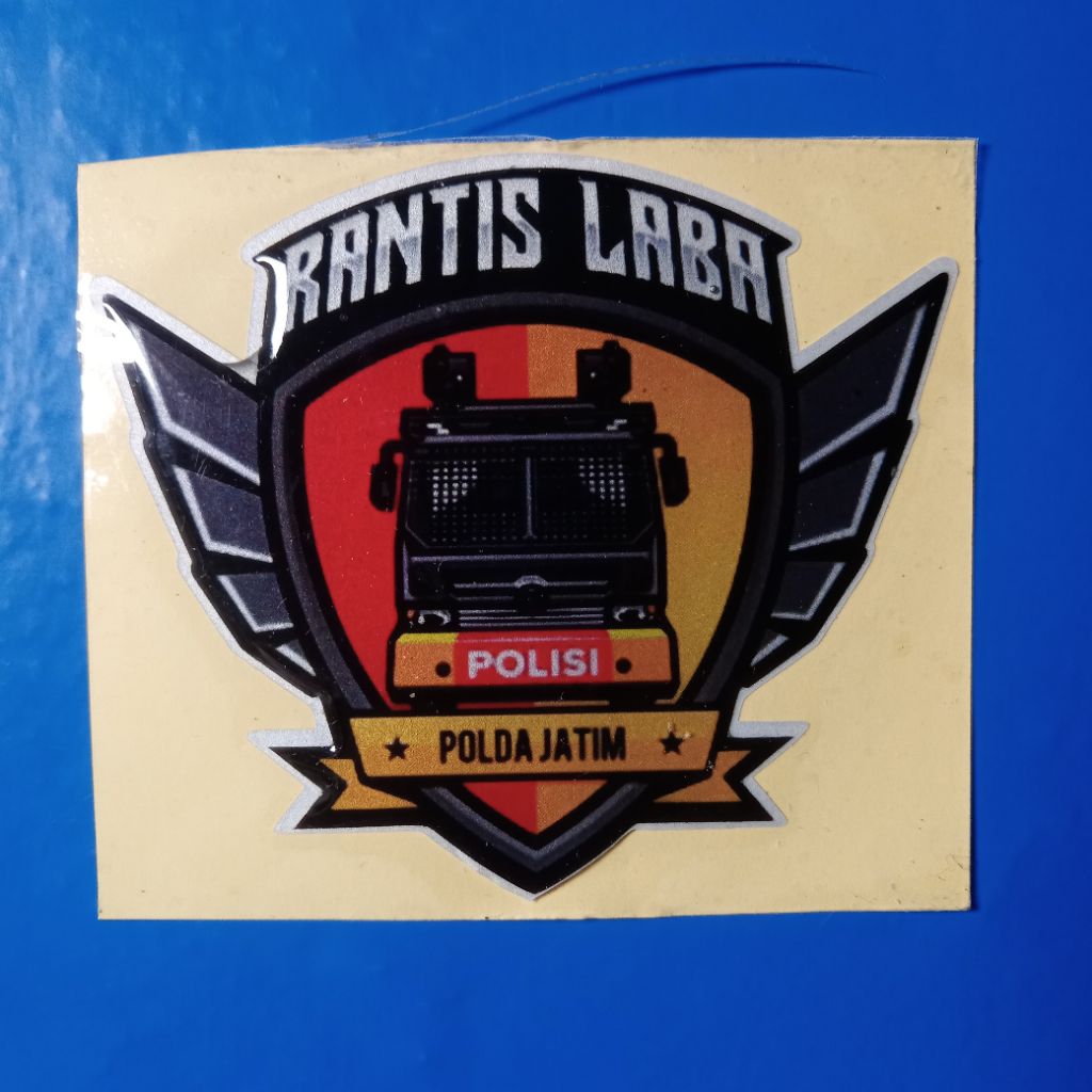 Sticker Timbul RANTIS LABA POLDA JATIM