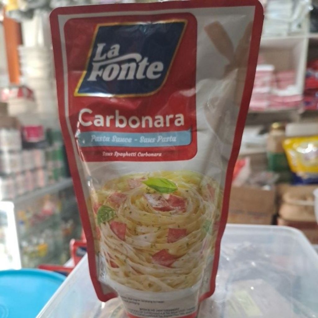 

SAUS LAFONTE CARBONARA SAUS PASTA 315 gram