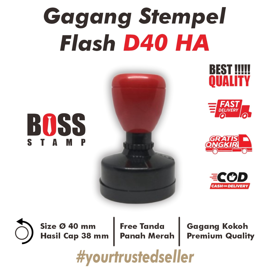 

Gagang Flash Bulat D40 HA