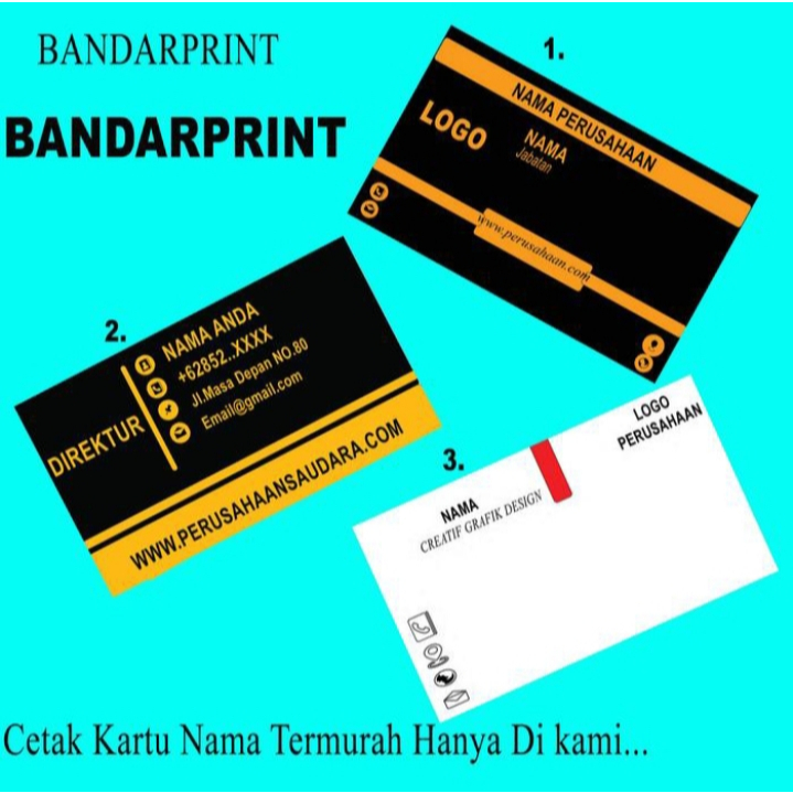 

Cetak Kartu Nama Termurah 1 Sisi