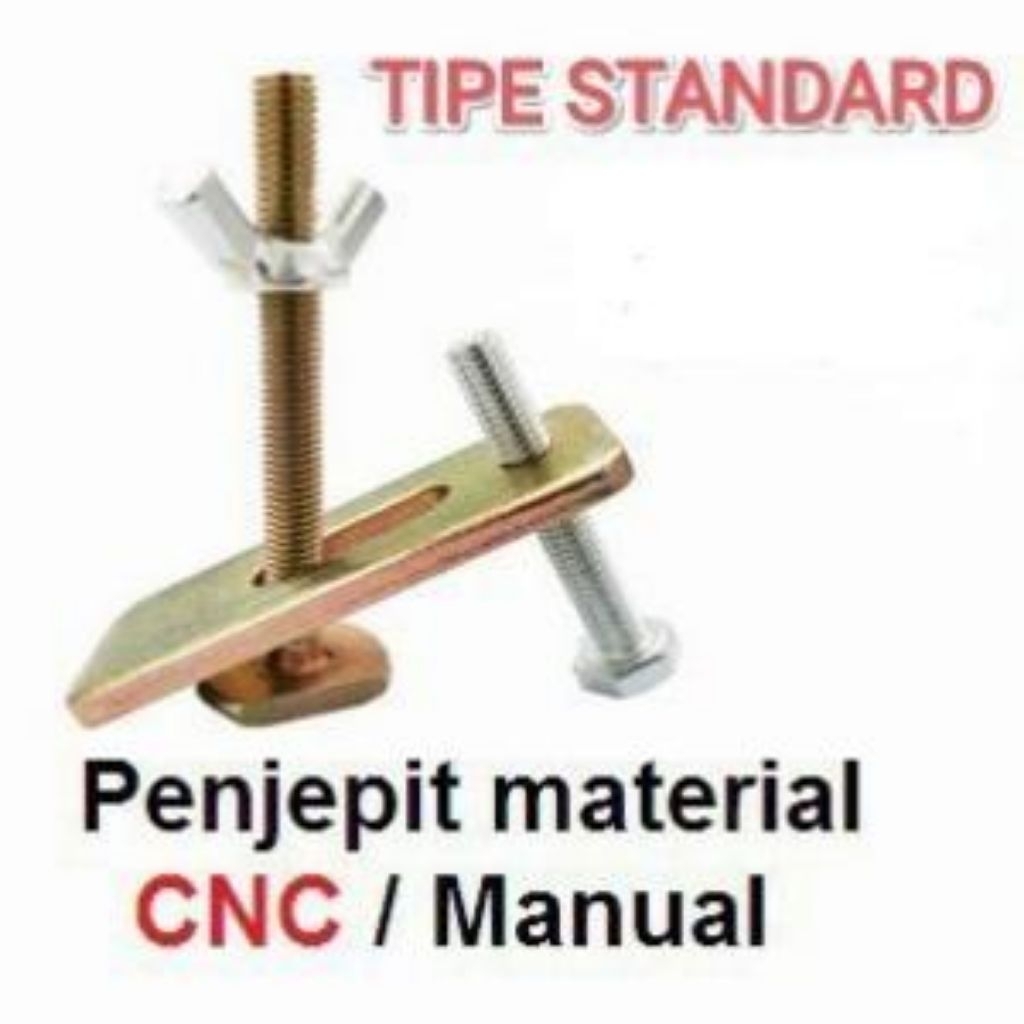 Clamp clamping klem jepitan jepit fixture T-slot alumunium aluminium profile profile pressure plate 