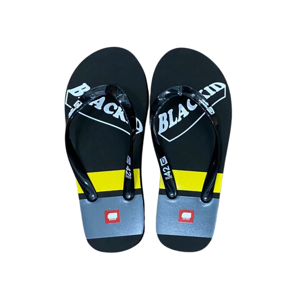 Blackid Sandal Jepit Spon Pria List YLW