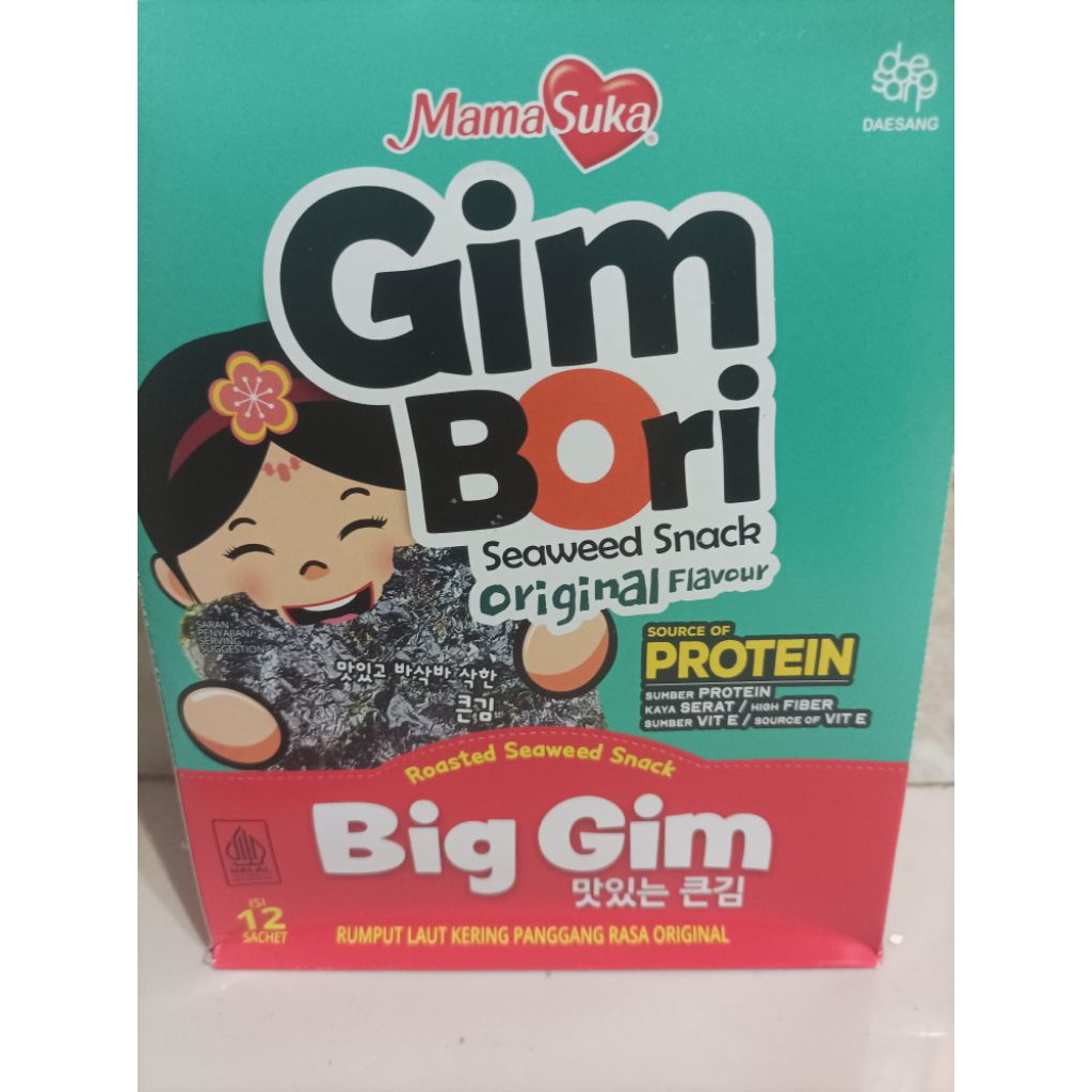 

Mamasuka Gim Bori Big @ 3 gr isi 12 Sachet/Box