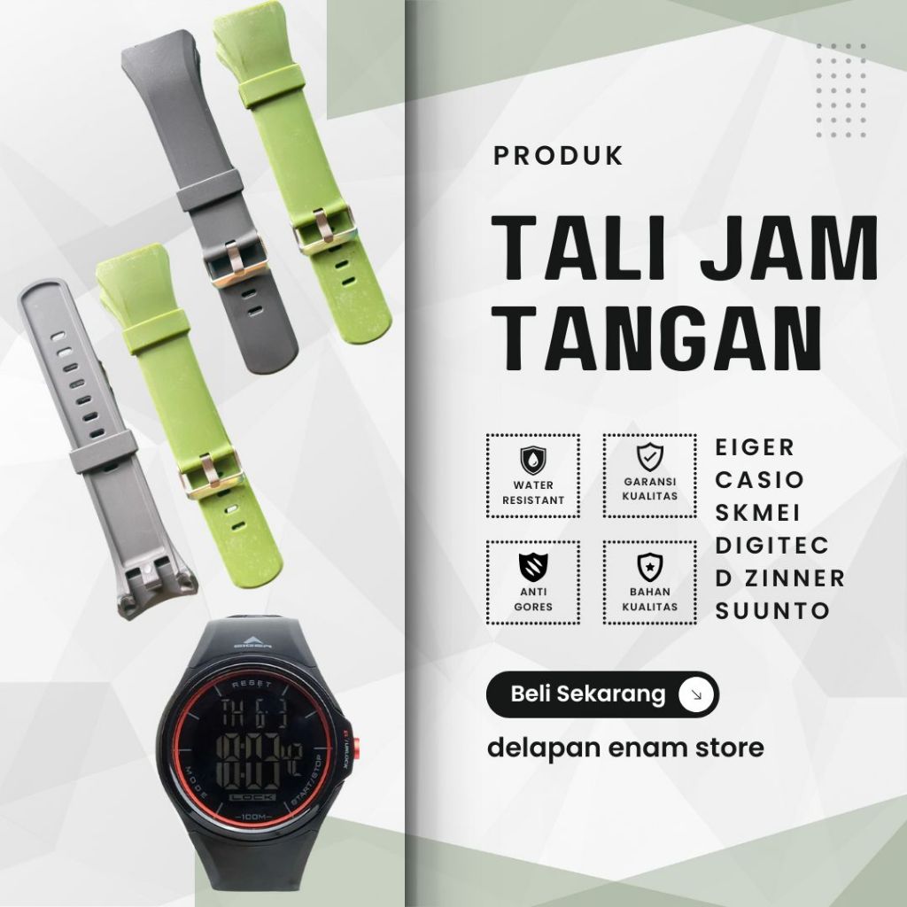 Eiger tali jam tangan Touch Digi Watch TYP1152801