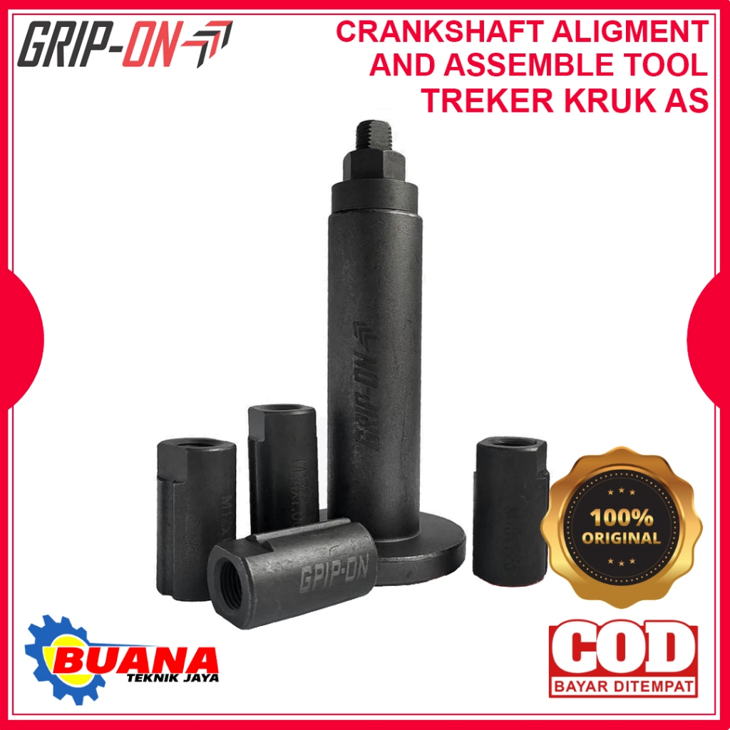 GRIP ON TREKER PASANG KRUK AS MESIN - CRANKSHAFT ALIGNMENT/ Treker Pasang Bandul Kruk As Mesin Motor