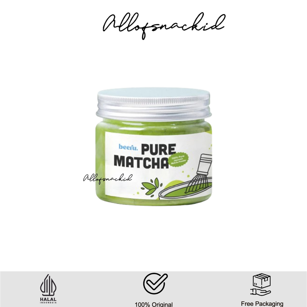 

Beeru - Pure Matcha Powder - 50gr & 100gr - 100% Bubuk Matcha Premium Japan