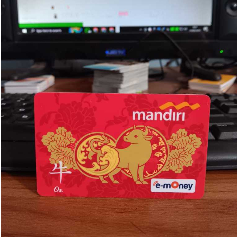 Emoney Mandiri Original bukan custom edisi SHIO OX SAPI