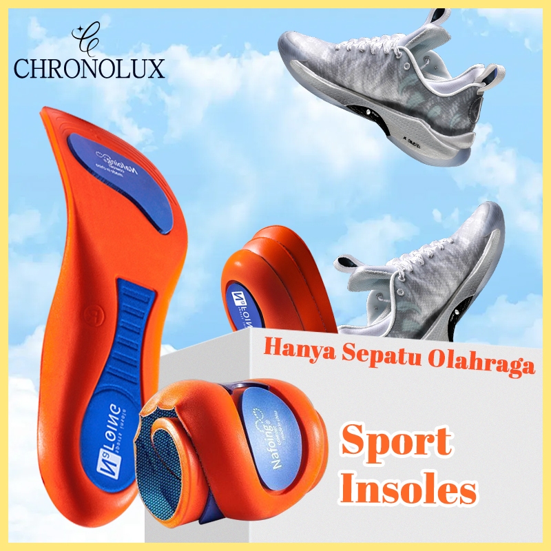 Insole Sol Sepatu Silicone Gel Elastis Breathable Orthotics untuk Olahraga Lari Golf Basket Ukuran 3