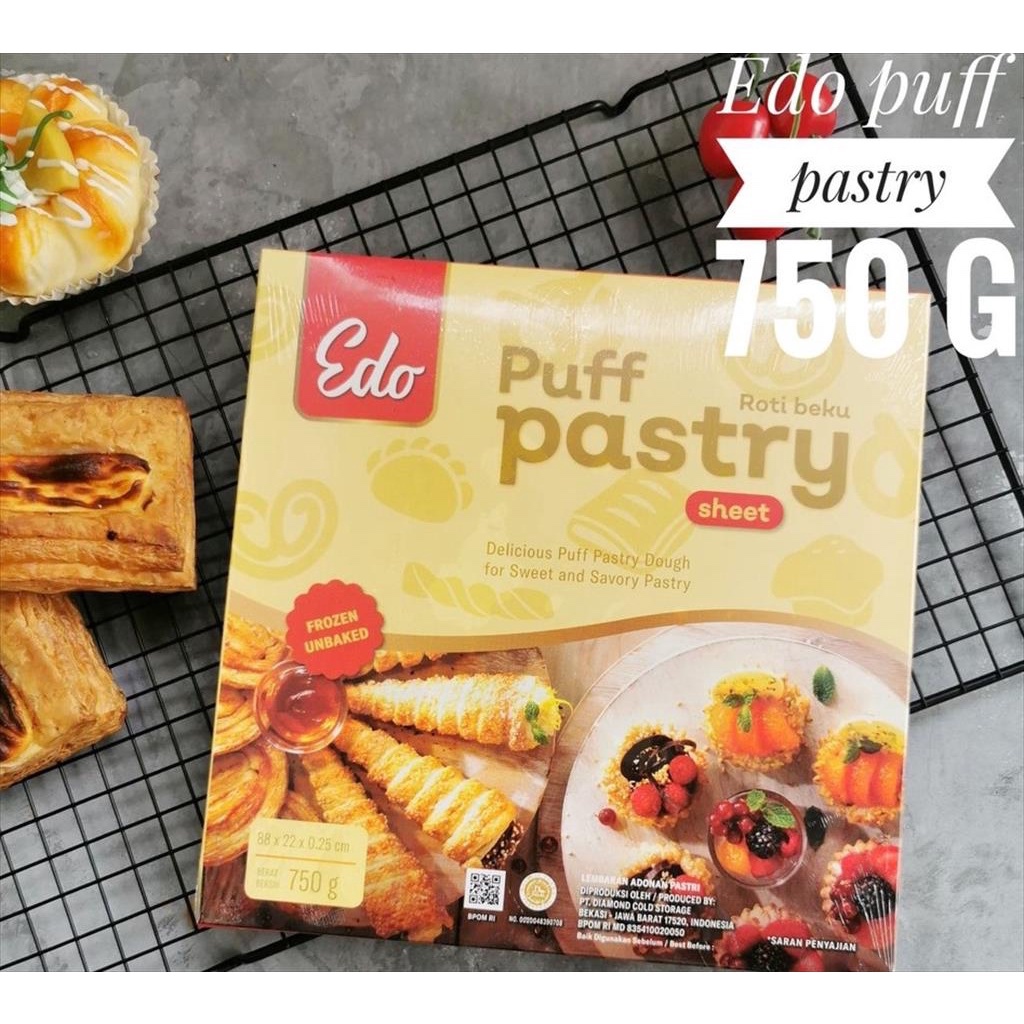 

EDO PUFF PASTRY 750 GR / Puff Pastry Edo