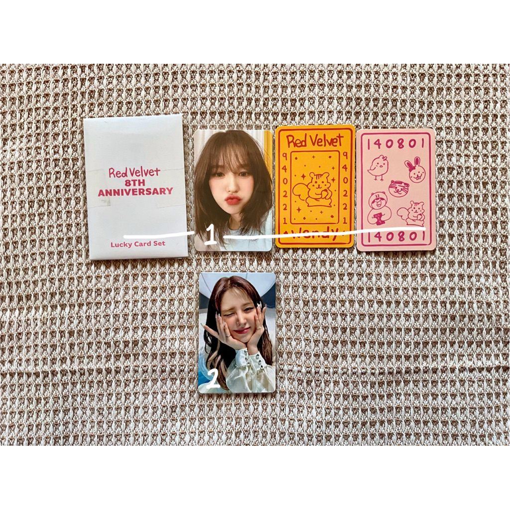 [ wajib baca deskripsi ] Red Velvet Wendy Benefit Mumo JP Feel My Rhythm Birthday 8th Anniversary Lu