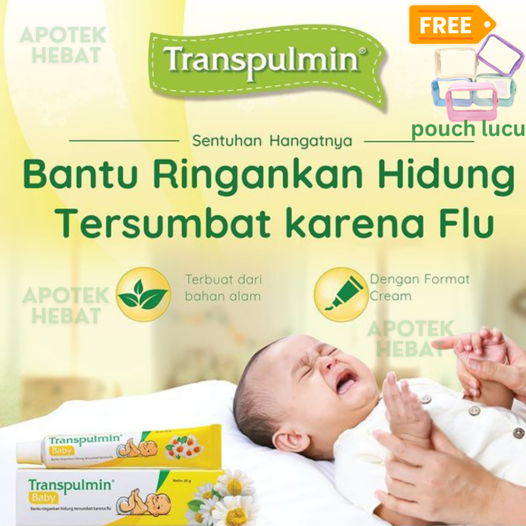 Transpulmin Baby Balsam 10 gr Balsem Bayi Pilek Flu Obat Pilek Bayi Obat Flu Bayi Obat Pilek Anak