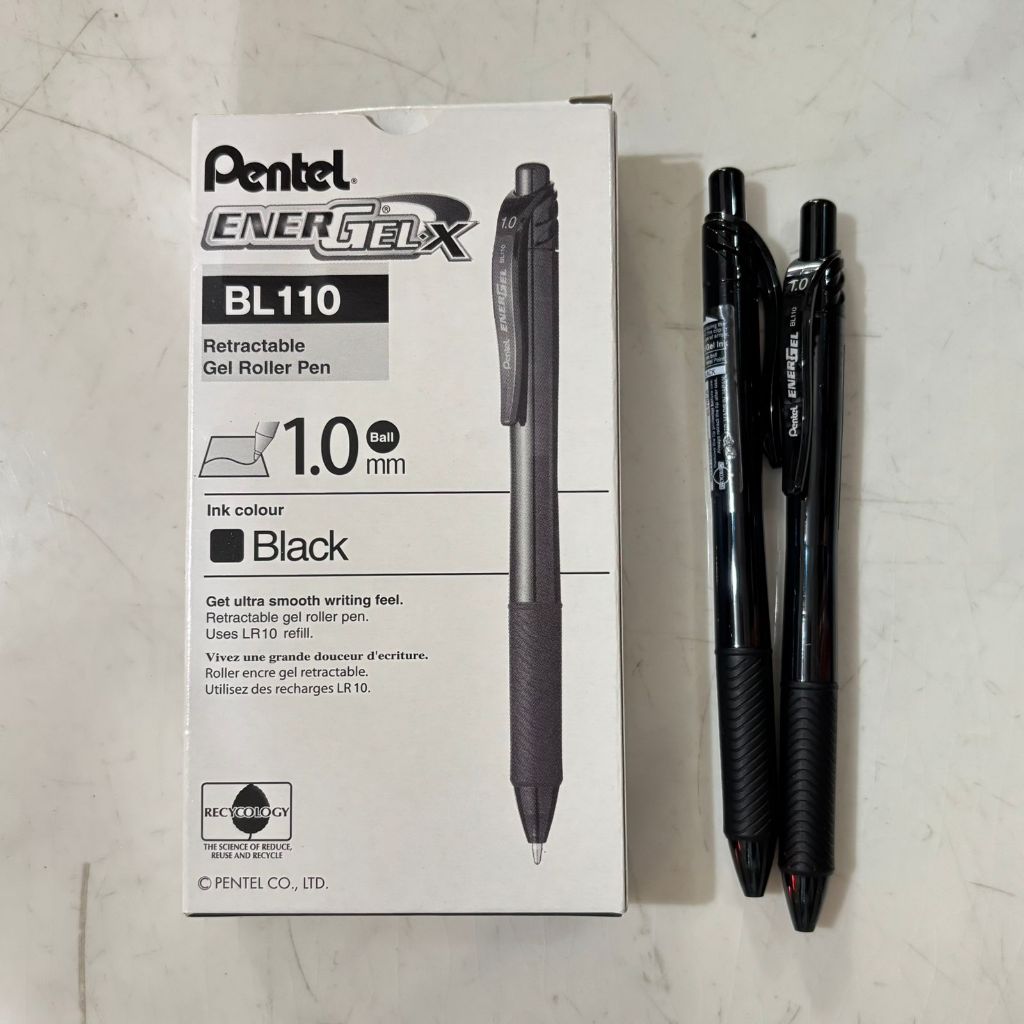 

Pulpen Pentel Energel BL110 1.0 MM Hitam (per pcs)