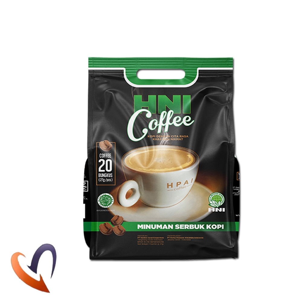 

HNI Coffee (HC) Isi 20 sachet dari Biji Kopi Alami dan Herba Pilihan