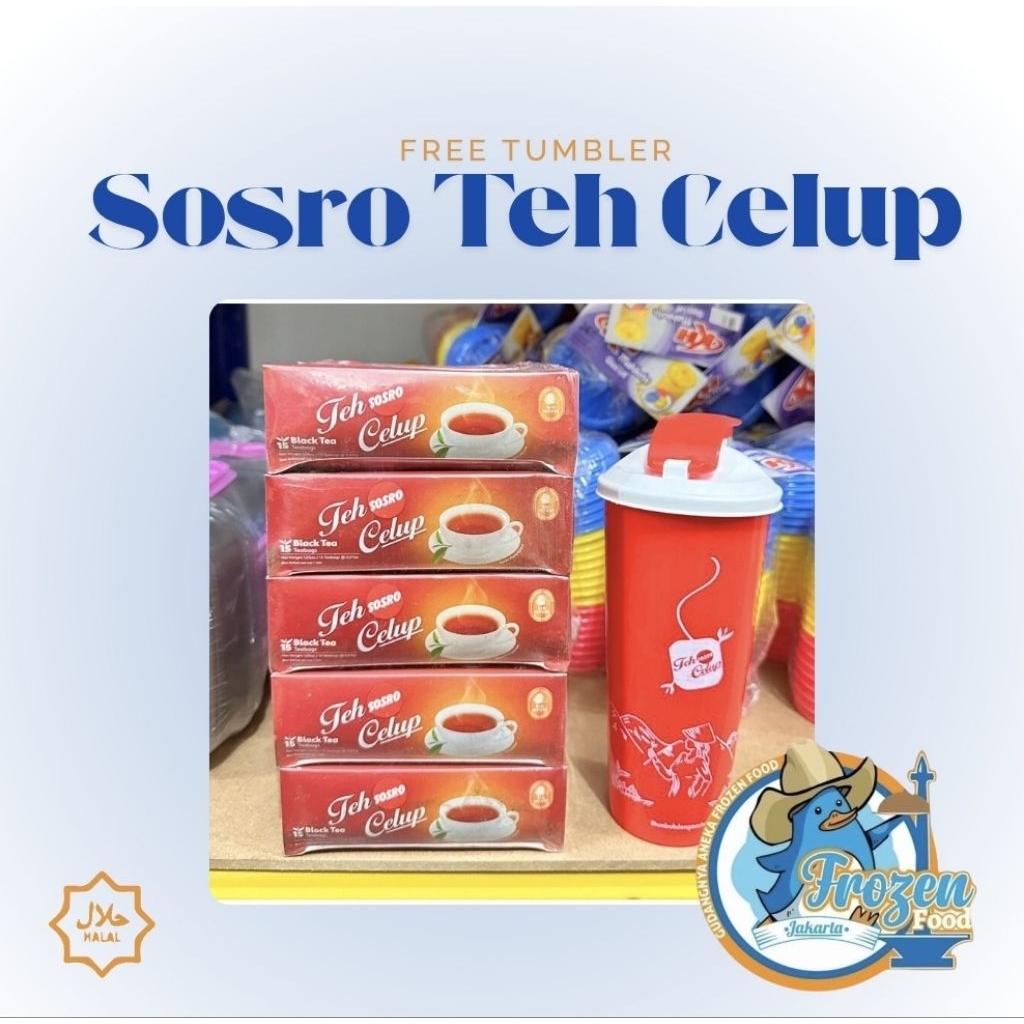 

Teh Sosro Celup 5 Box & Free Tumbler | WAJIB EXTRA BUBBLEWRAP