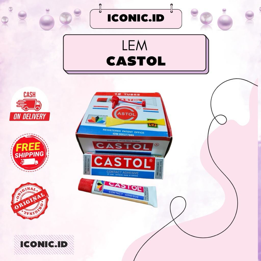 

Iconic.id - Lem Castol / Lem Perekat / Lem Serbaguna / Lem Castol Serbaguna