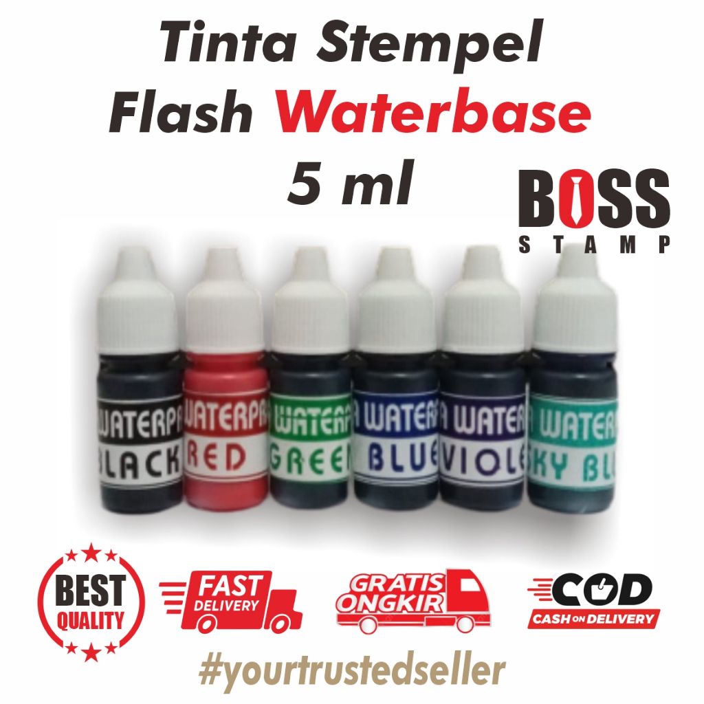 

Tinta Stempel Flash Otomatis 5 ml
