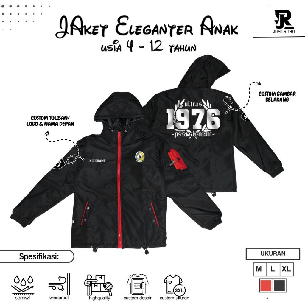 JAKET ANAK PSS PARASUT 1976