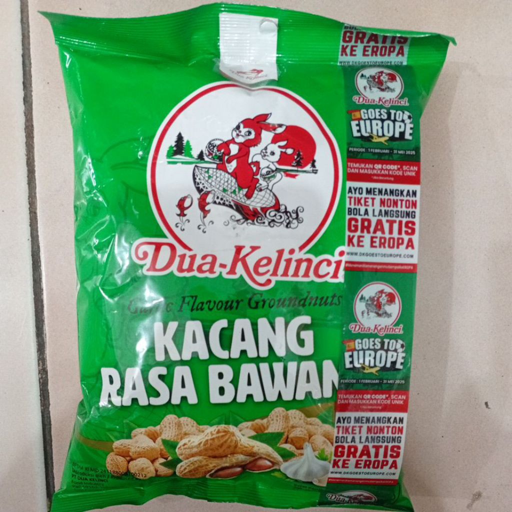 

Dua Kelinci Garlic Flavour Groundnuts 180gr 1 Bungkus