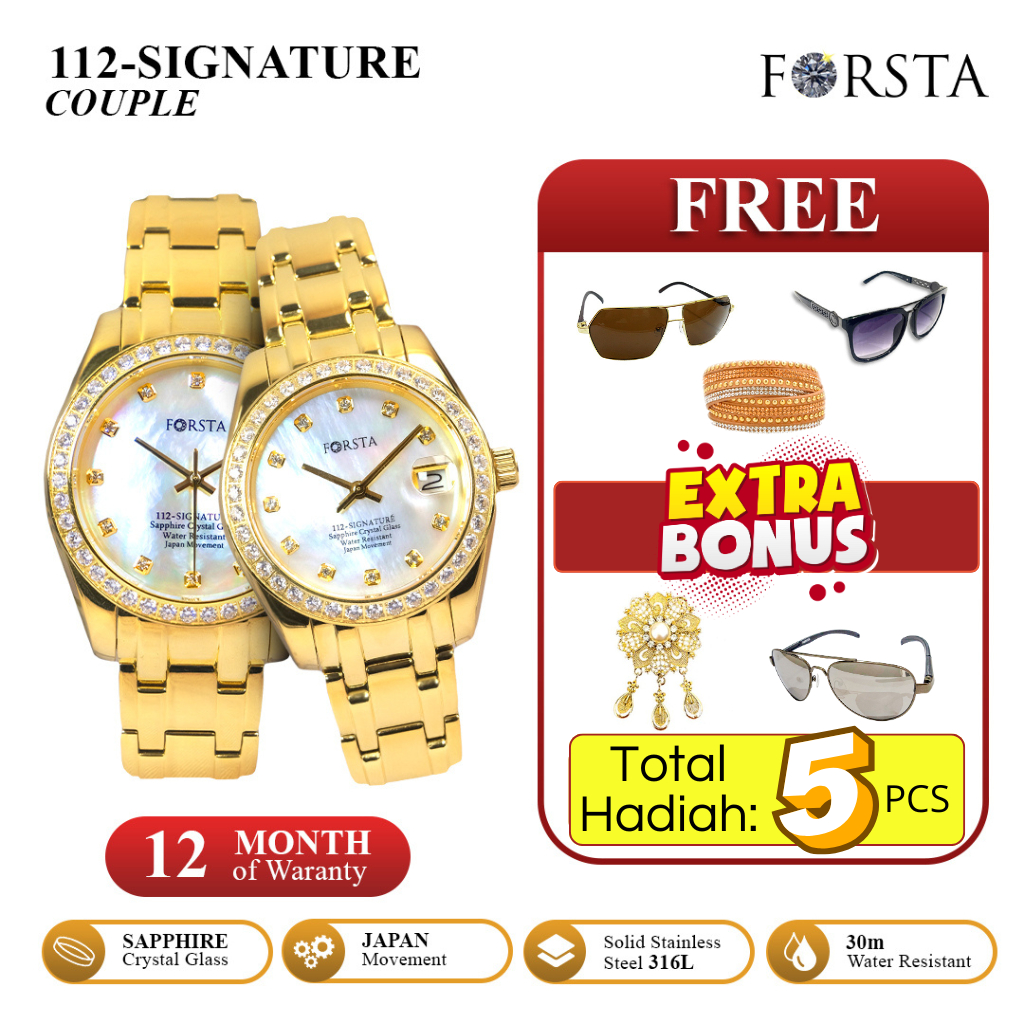 Forsta 112 Signature - Couple (V2) Jam Tangan Kesehatan