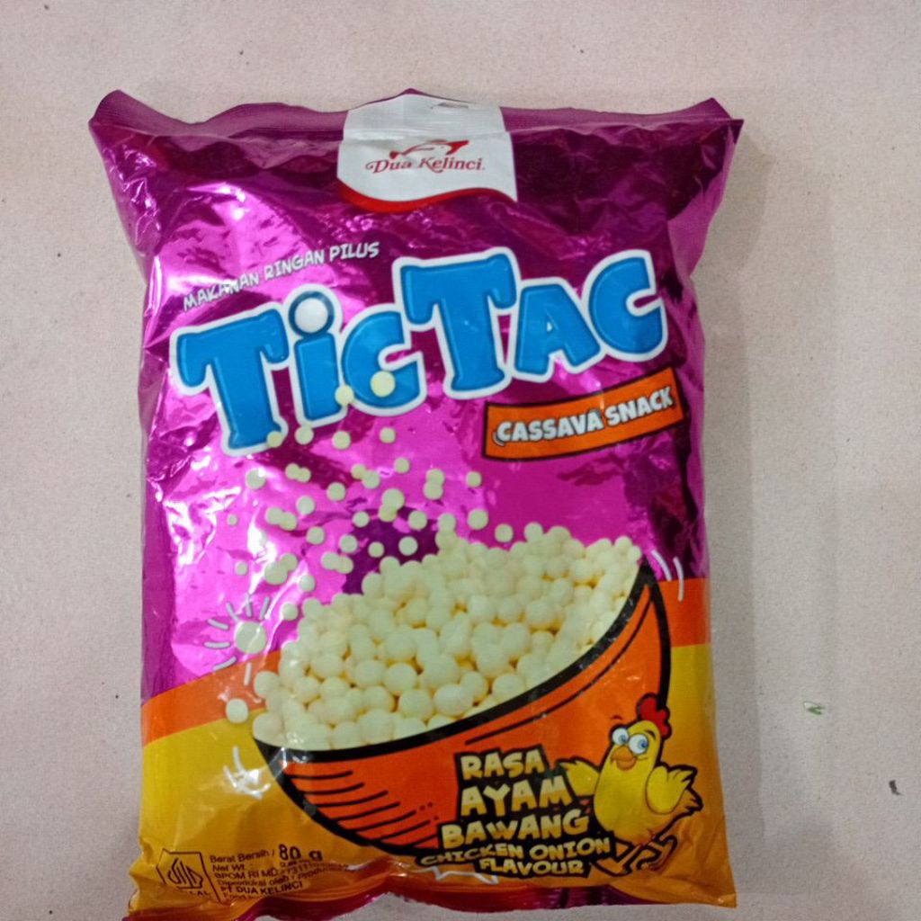 

TicTac Cassava Snack 80gr 1 Bungkus