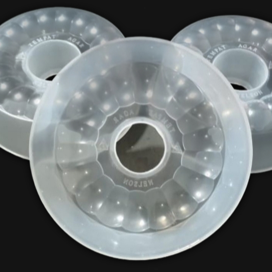 Cetakan Agar Transparan Model Bulat/ Cetakan Kue TRANSPARAN 22cm