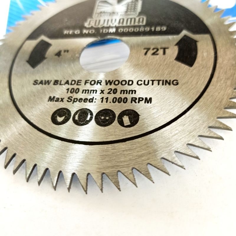 MATA GERINDA POTONG KAYU 4 IN 72T MATA POTONG Kayu Gigi Halus