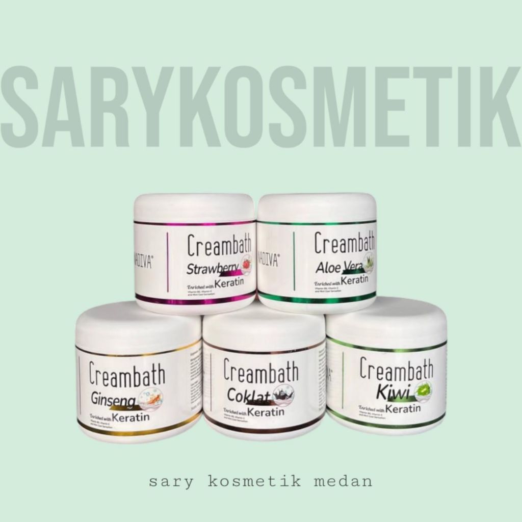 sarykosmetik - NADIVA CREAMBATH SALON + KERATIN 500 gr - hair mask salon daily