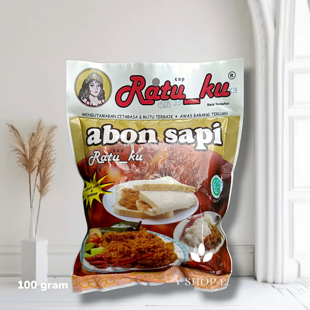 

Abon daging sapi Ratuku Ratu Ku 100gram