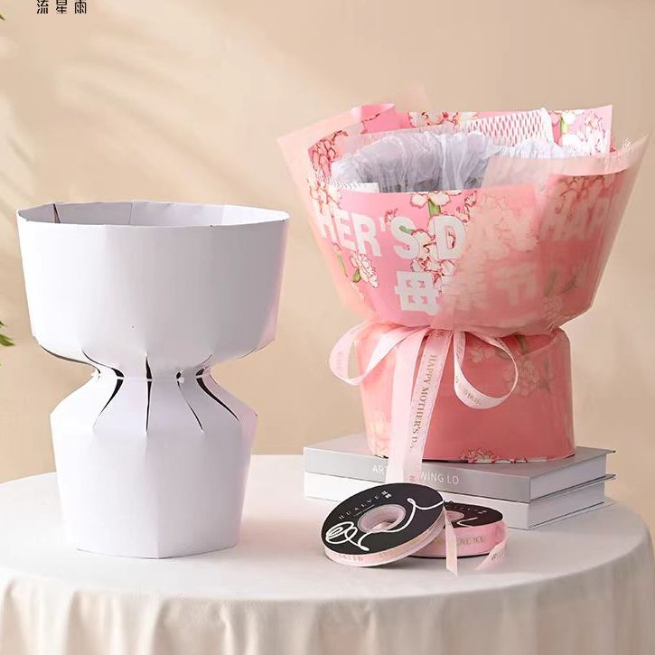 

Bentuk hati Pola/Rangka Buket Round Bouquet