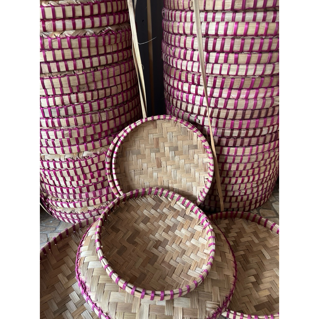 Tampah Bambu Mini Tampah Kecil Tampah Nasi Kuning Jajanan Pasar