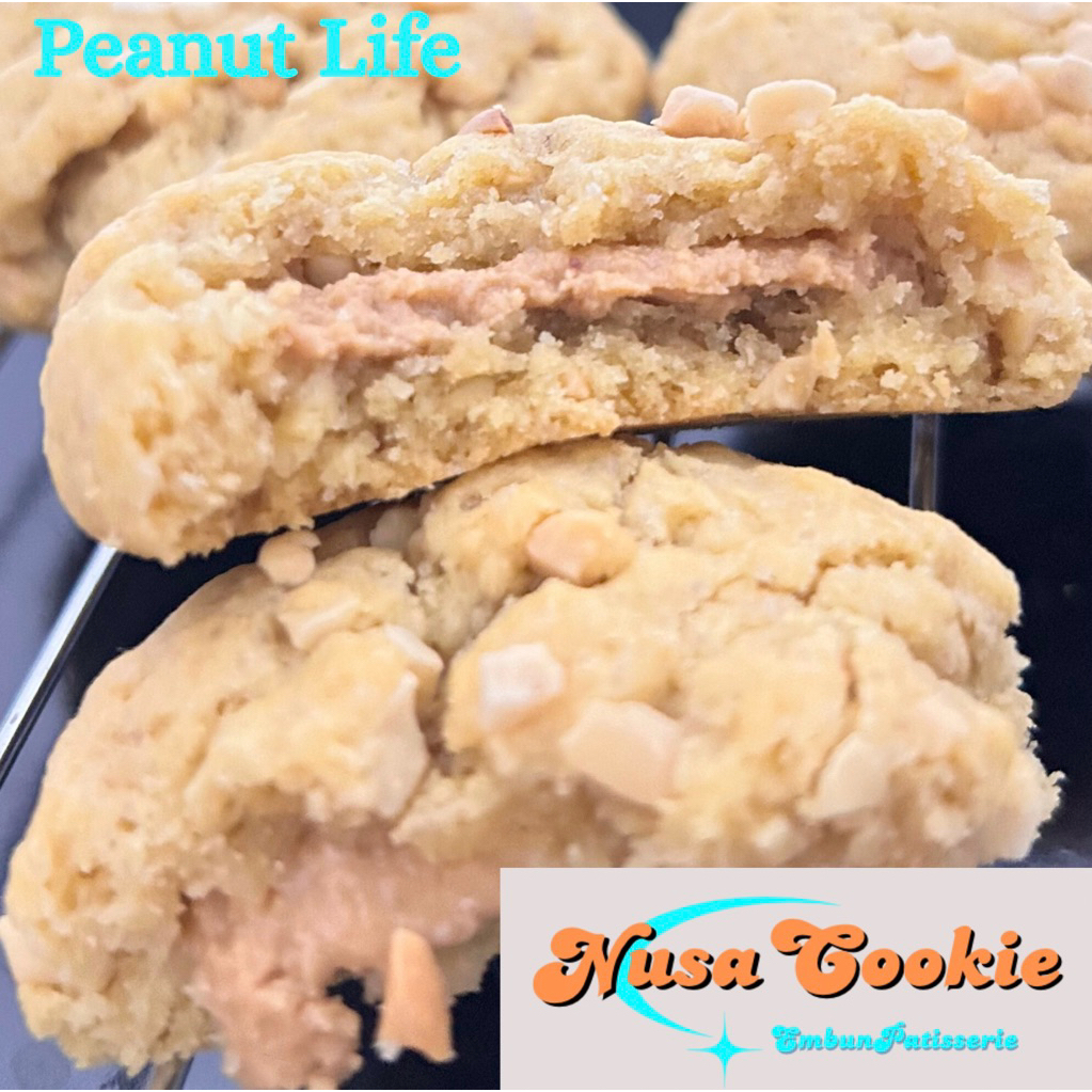 

Soft Baked Cookies 100% Butter Peanut Life ( isi 6 pcs )