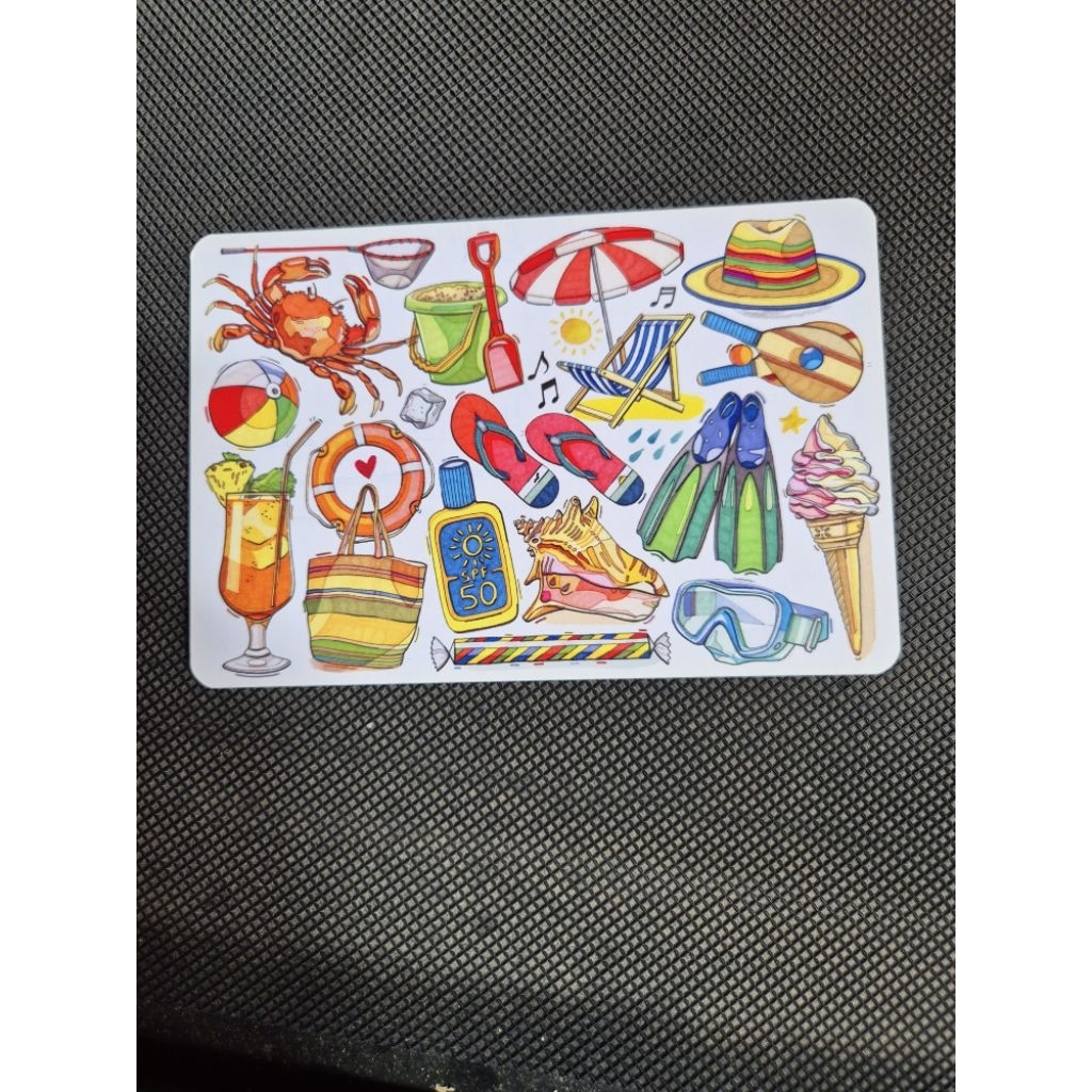 

kartu pos loupaper summer postcard