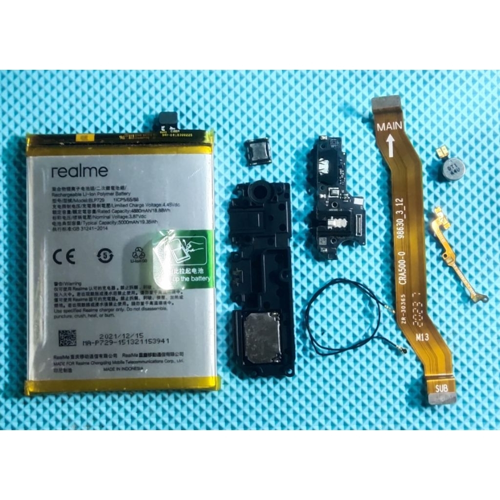 FX FLEXIBLE MB PCB CAS SPEAKER ANTENA REALME C11 2020 ORI COPOTAN SECOND