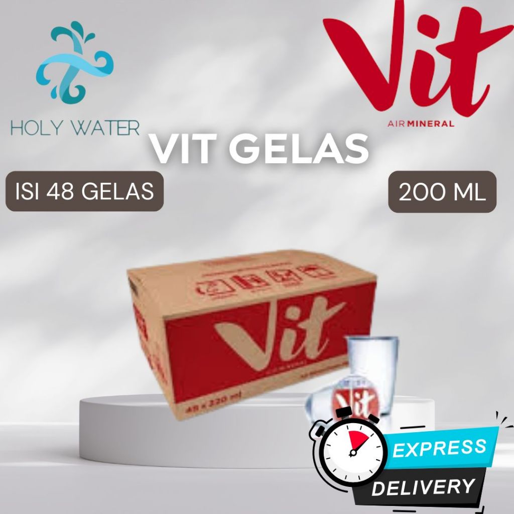 

(INSTANT / SAMEDAY) VIT GELAS 200ML ISI 48 CUP PER KARTON - READY KEMASAN 1500 MILI, 550ML, 330 ML, GELAS CUP Air Minum MINERAL Botol