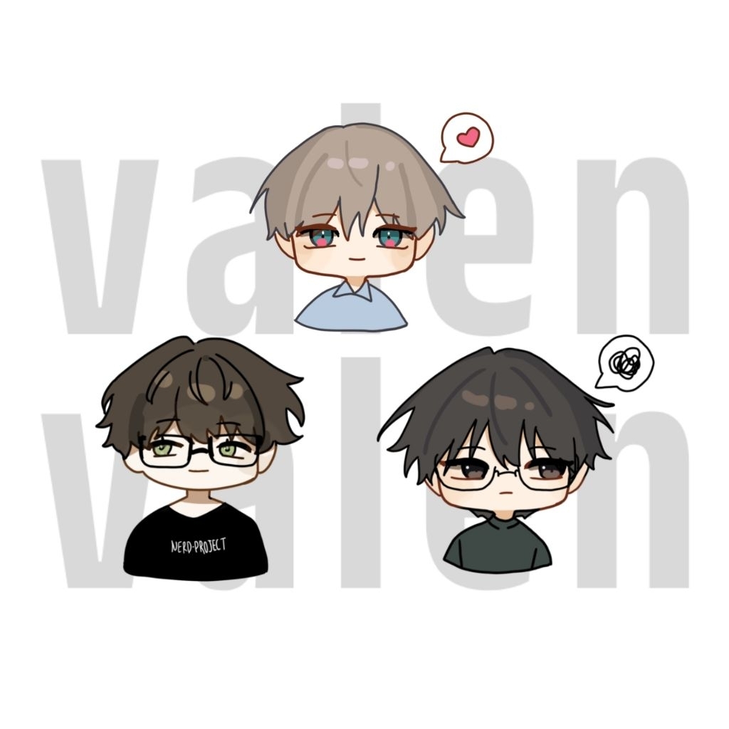 

Stiker Skylar, Cirrus, Andrew ||Lost in Cloud & Nerd Project