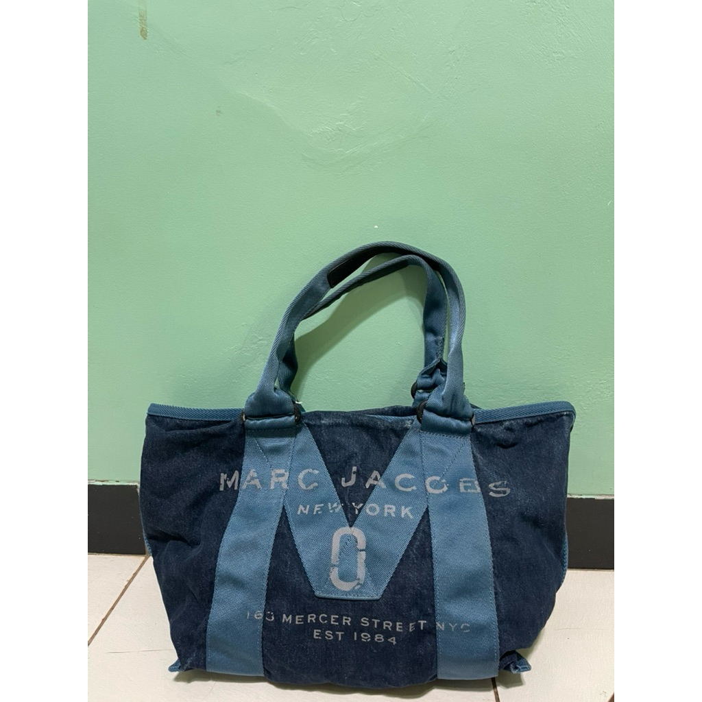 Marc jacobs denim tote bag