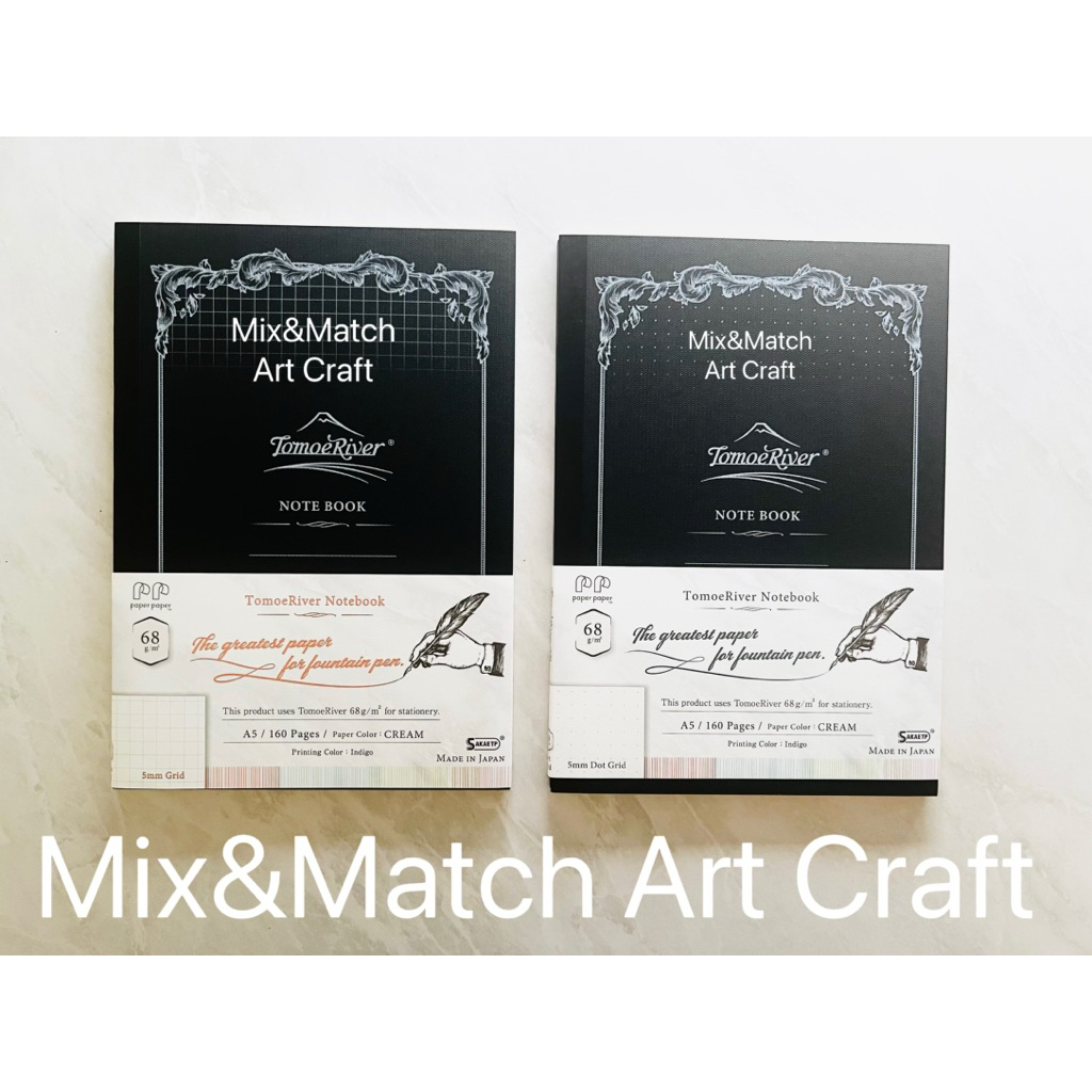 

Sakae Tomoe River Paper Notebook A5 Grid / Dot 68gsm Cream