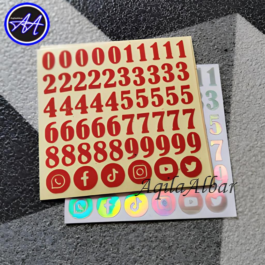 

STIKER HURUF ANGKA TIMBUL CUTTING