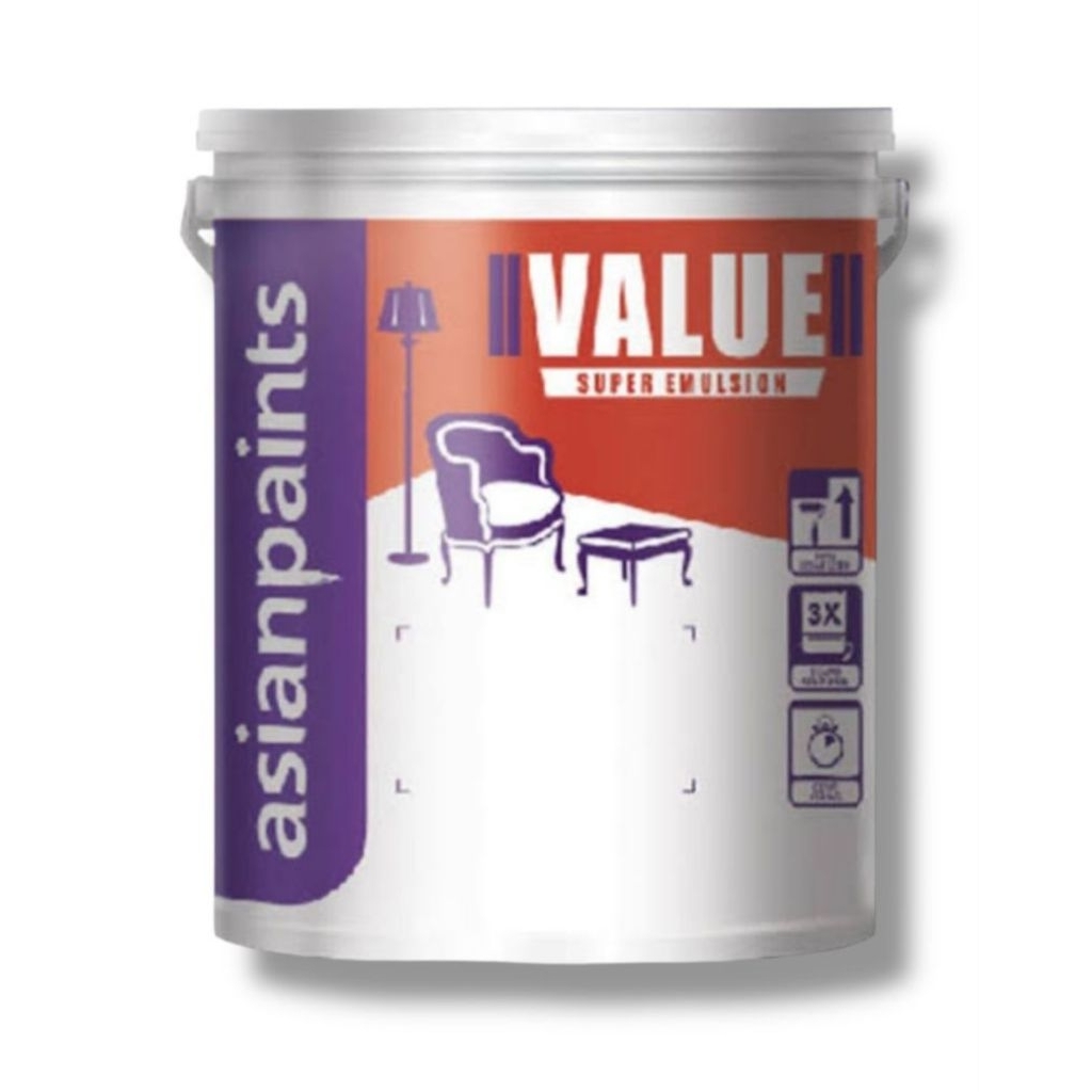 asian paint value briliant metro white 5kg