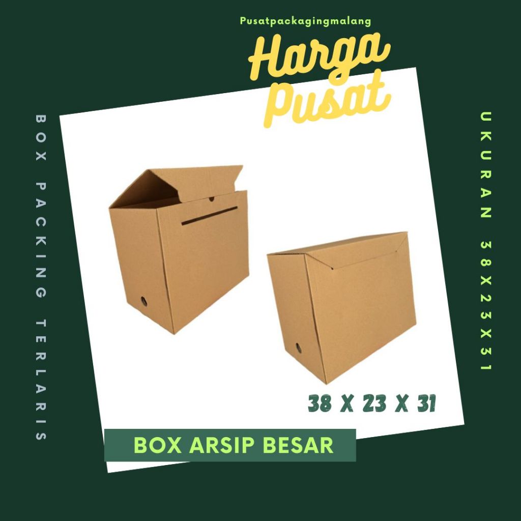 

Kardus Arsip Besar 38x23x31 Box Arsip Dus Packing/polos/Arsip/File/filebox/arsipbox/box Dokumen