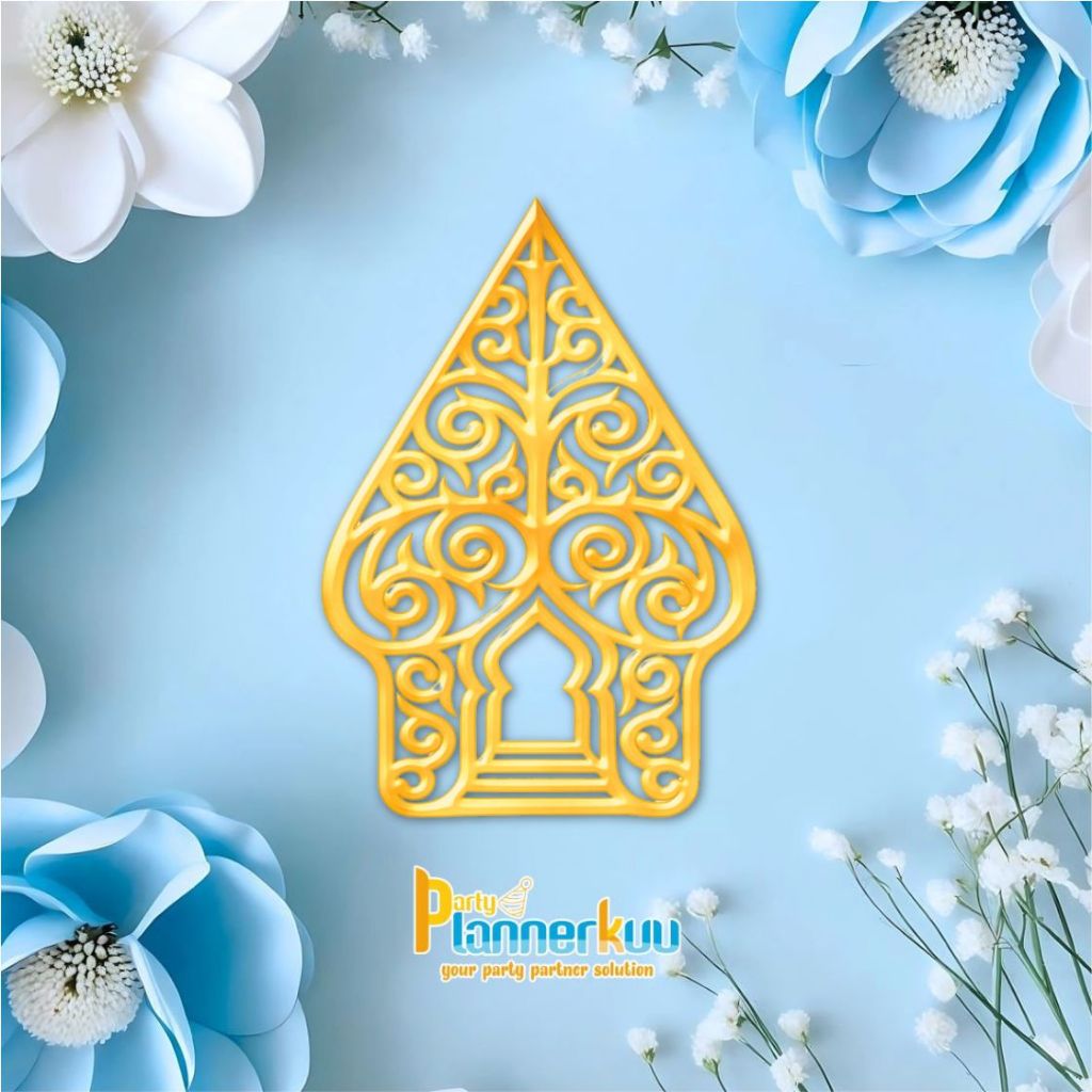 gunungan wayang ornament plywood hiasan mahar dan scrabbook plywood 3mm