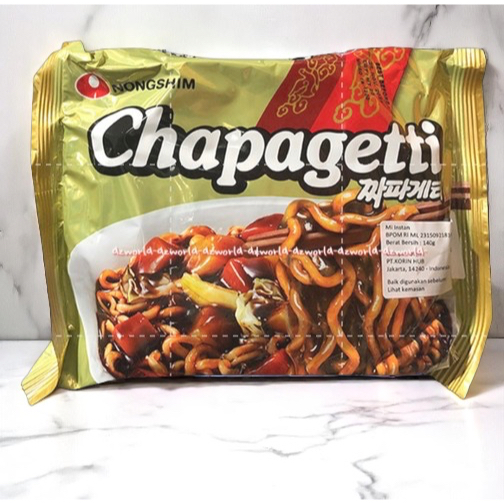 

Nongshim Chapagetti 40gr Mie Instan Korea Halal Nongsim Capageti Korean Noodle Mi