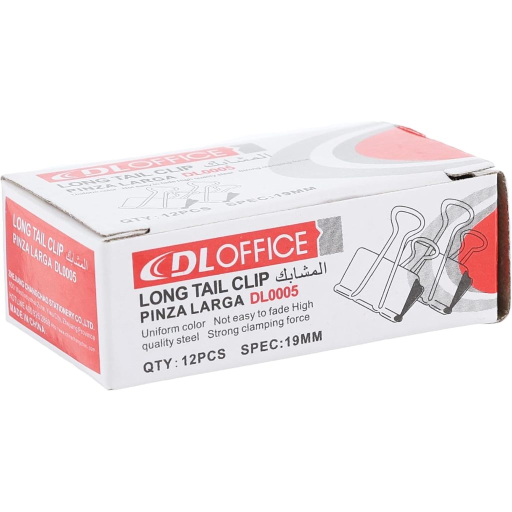 

BINDER CLIPS DL OFFICE 0005 (19MM)