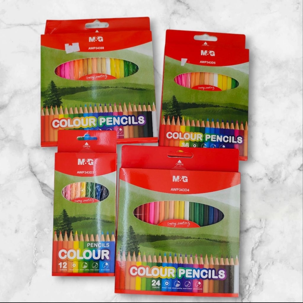 

COLOR PENSIL M&G 12 COLORS,24 COLORS,36 COLORS DAN 48 COLORS