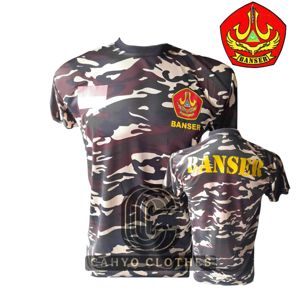 Kaos Banser Tangan Pendek|Kaos Banser|baju banser
